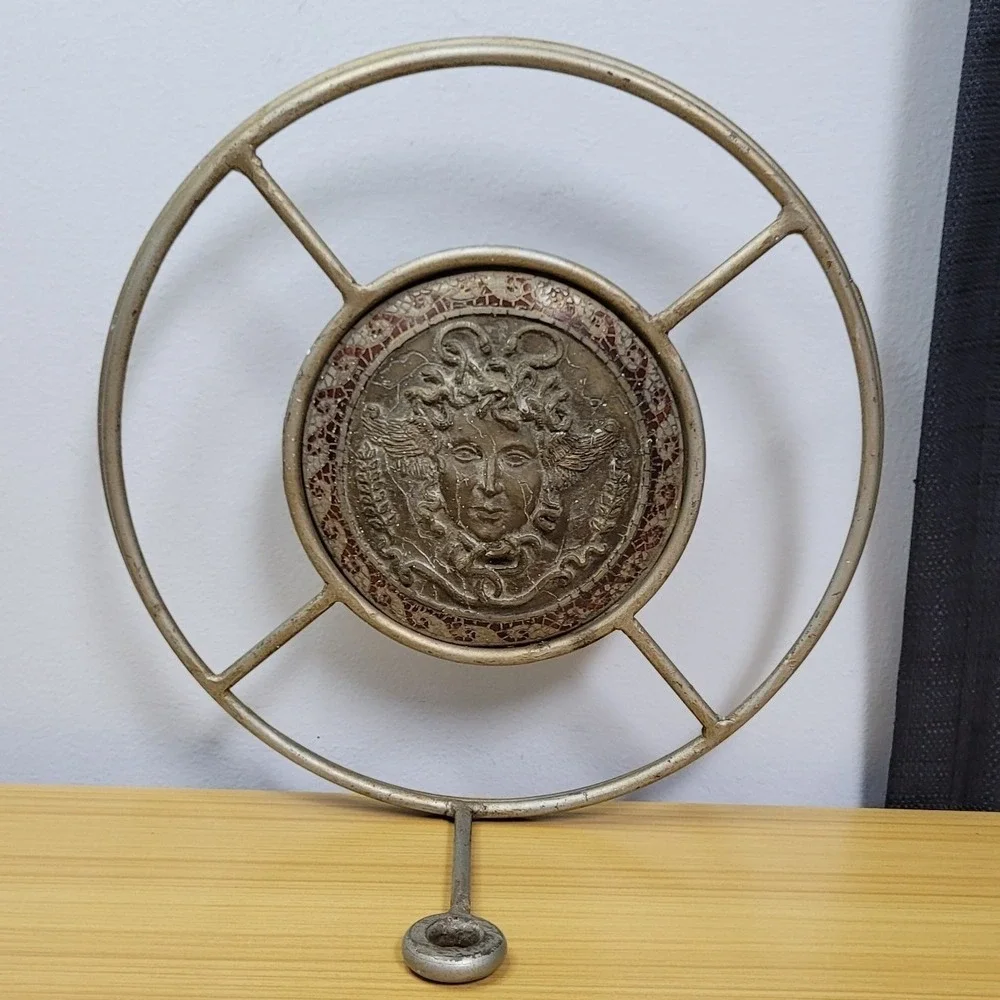 Vintage Montage 1994 Medusa Made in Mexico Hanging Wall Decor Metal